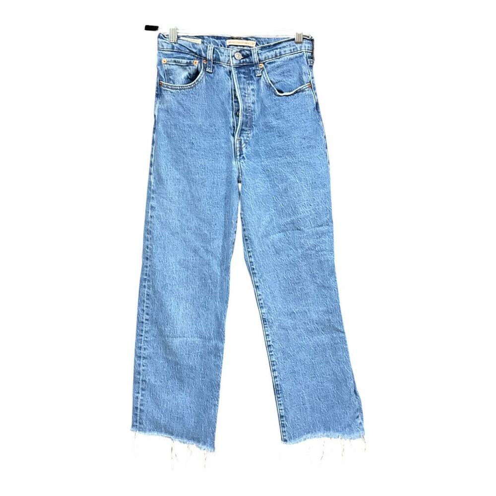 Levi’s Jeans Ribcage Straight Ankle 27 Blue Premium